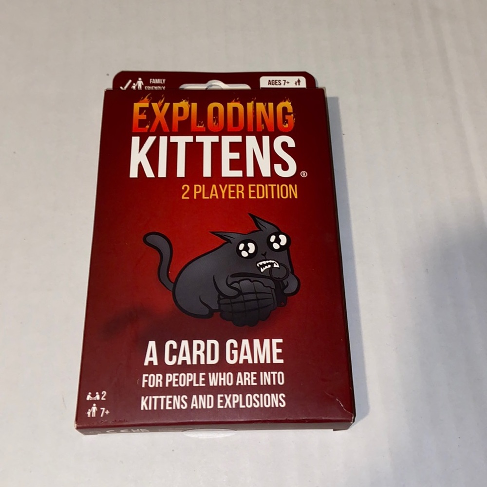 Exploding Kittens 2 Player Edition Card Game New
